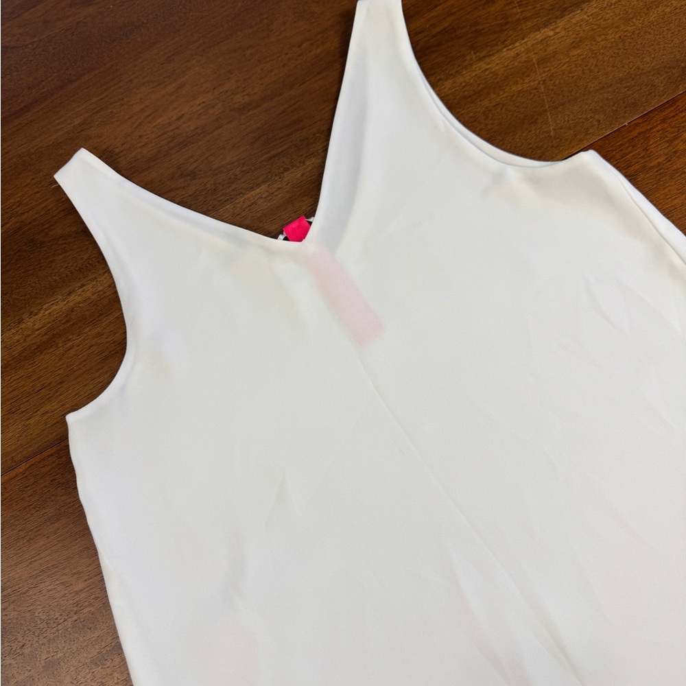 Lilly Pulitzer White Florin Sleeveless